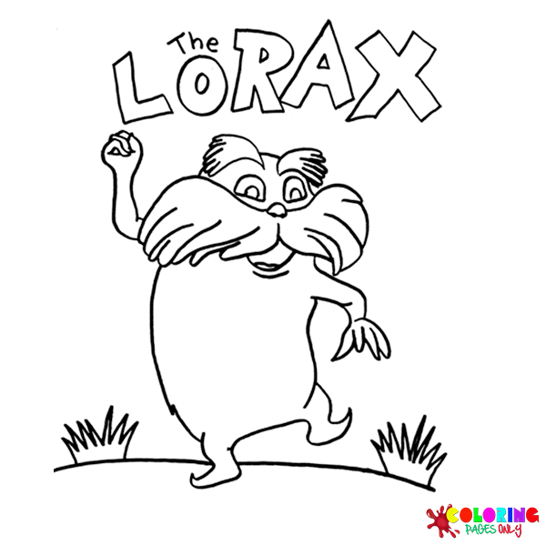 Lorax coloring pages