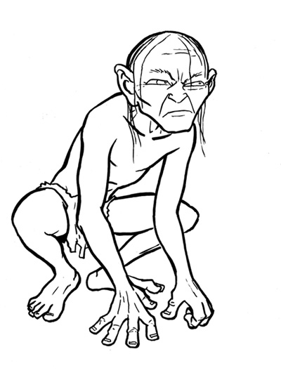 Gollum by sethwolfshorndl on