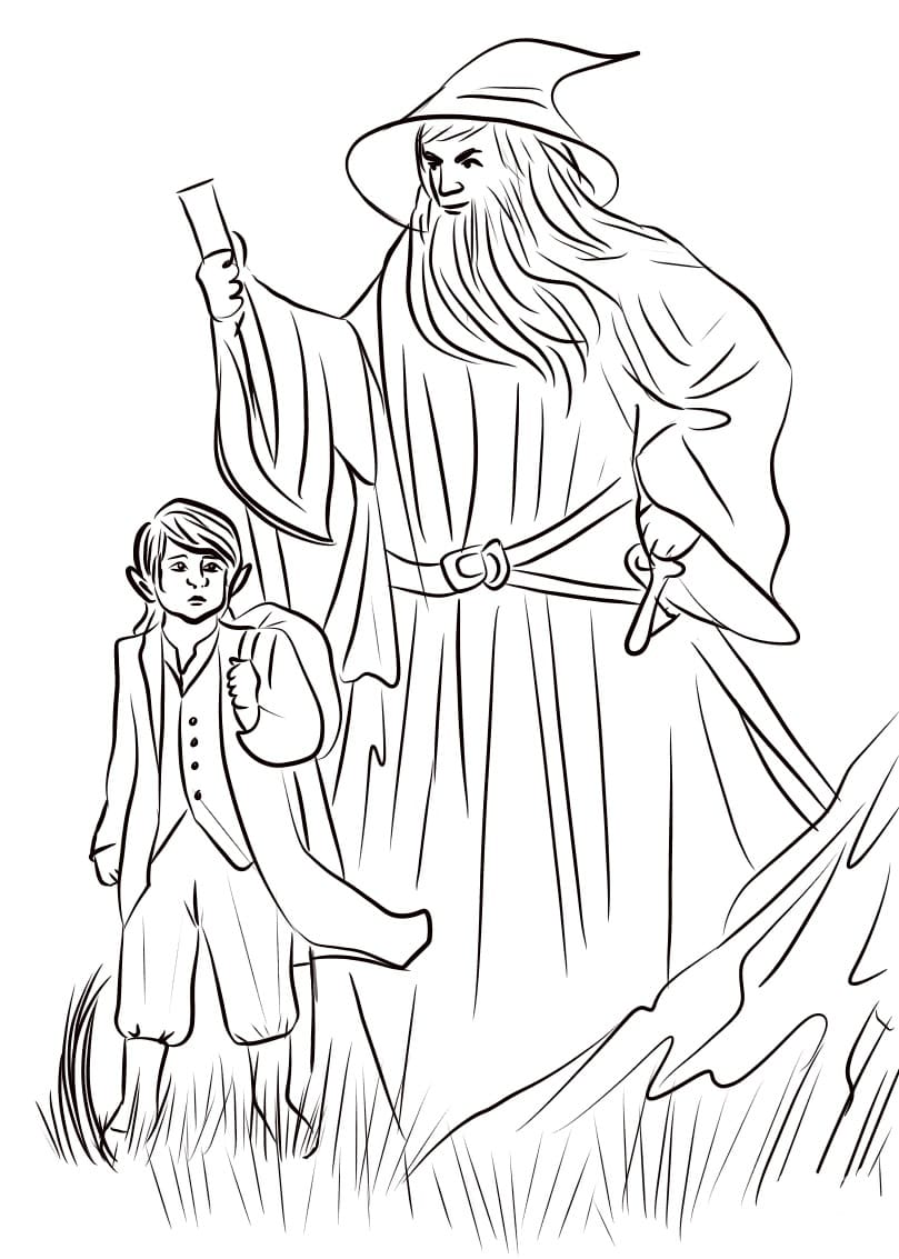 Coloring pages lord of the rings