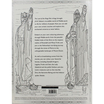 Lord of the rings movie trilogy louring book by harper llins the works
