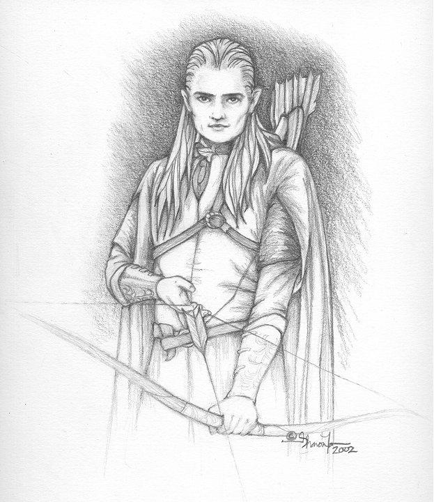 Legolas the elf by sarawenart on
