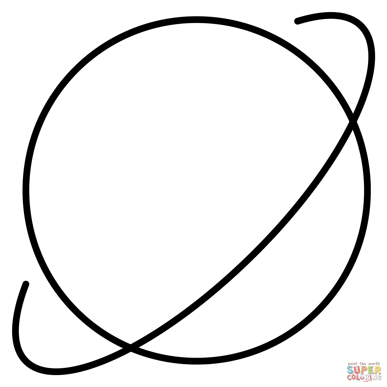 Ringed planet emoji coloring page free printable coloring pages