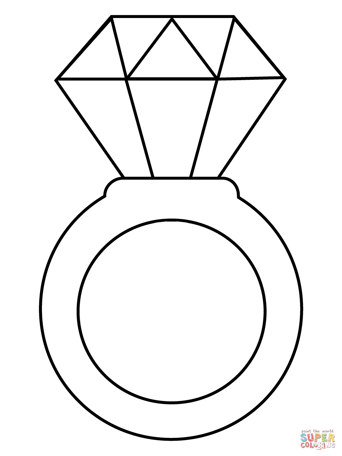 Ring emoji coloring page free printable coloring pages