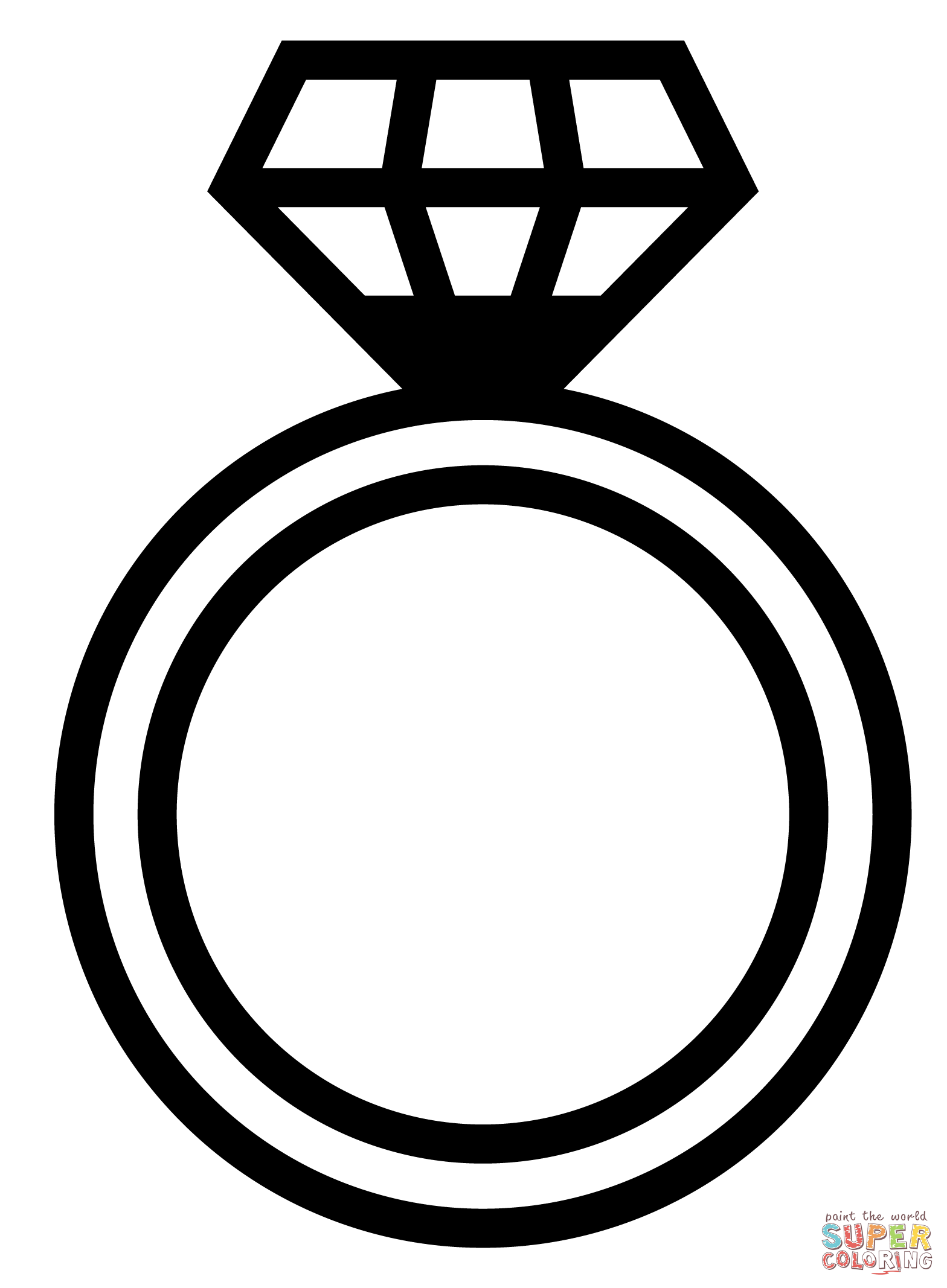Ring emoji coloring page free printable coloring pages