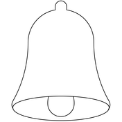 Ringing bell emoji coloring page free printable coloring pages