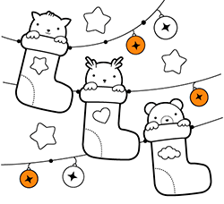 Free christmas coloring pages for kids