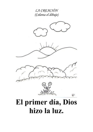 Dibujos de la creaciãn para niãos de inicial pdf