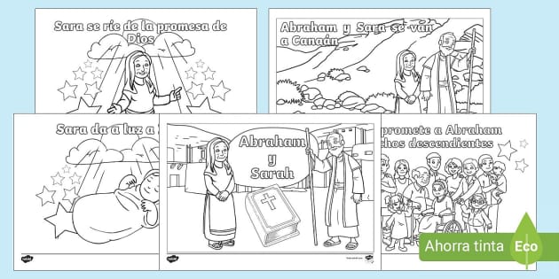 La historia de abraham para niãos para lorear