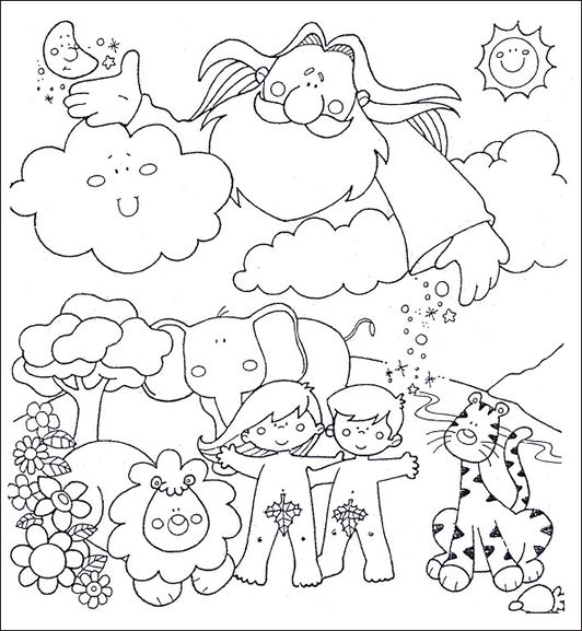 Me aburre la religiãn la creaciãn para precolar colorear dibujos de la creaciãn creacion de la tierra dãas de la creaciãn