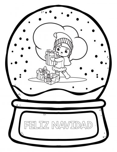 Vamos a colorear preciosas bolas de navidad