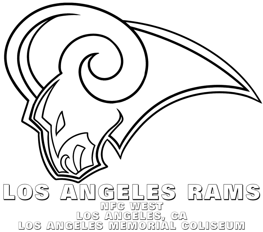 Nfl logo coloring pages printable nfl logo coloring pages football team logos