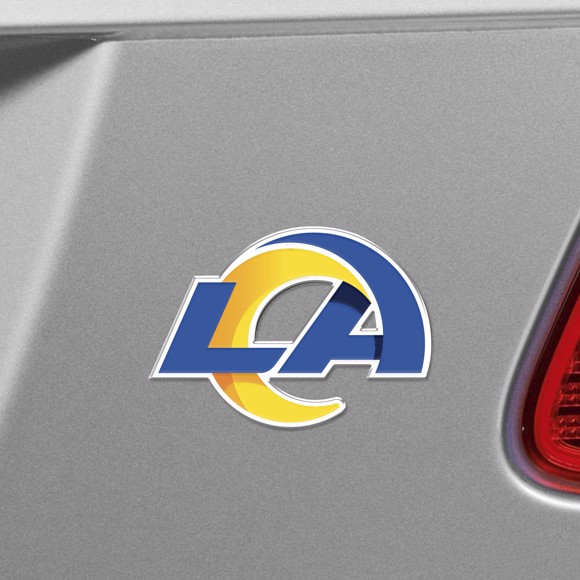 Los angeles rams embossed color emblem