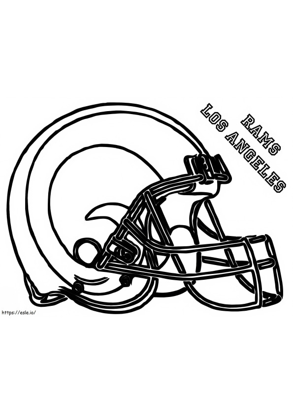 La rams coloring pages