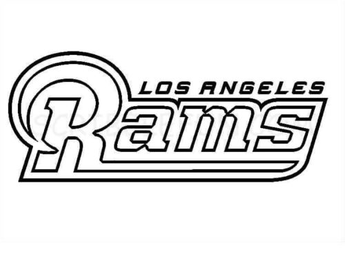 Free printable los angeles rams coloring pages