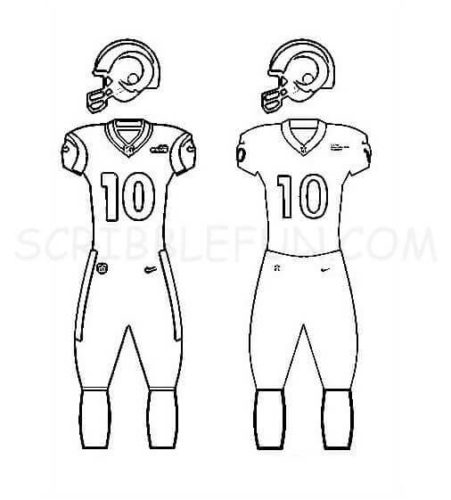 Free printable los angeles rams coloring pages