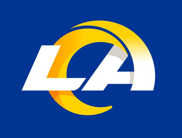 La rams unveil logos colors as nfl franchise goes blue and yellow
