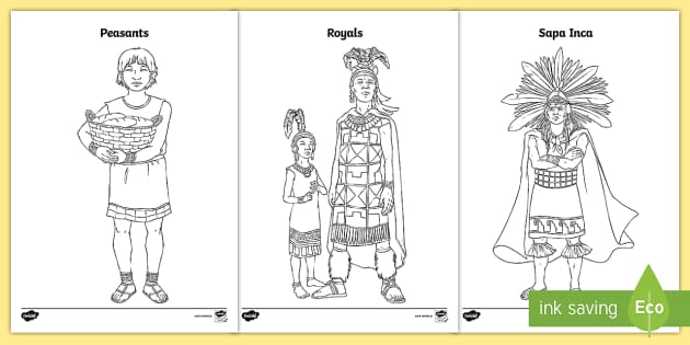Inca empire colouring pages teacher