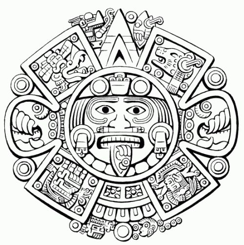 Image result for azteque dessin sãmbolos aztes aztes dibujos mayas y aztes