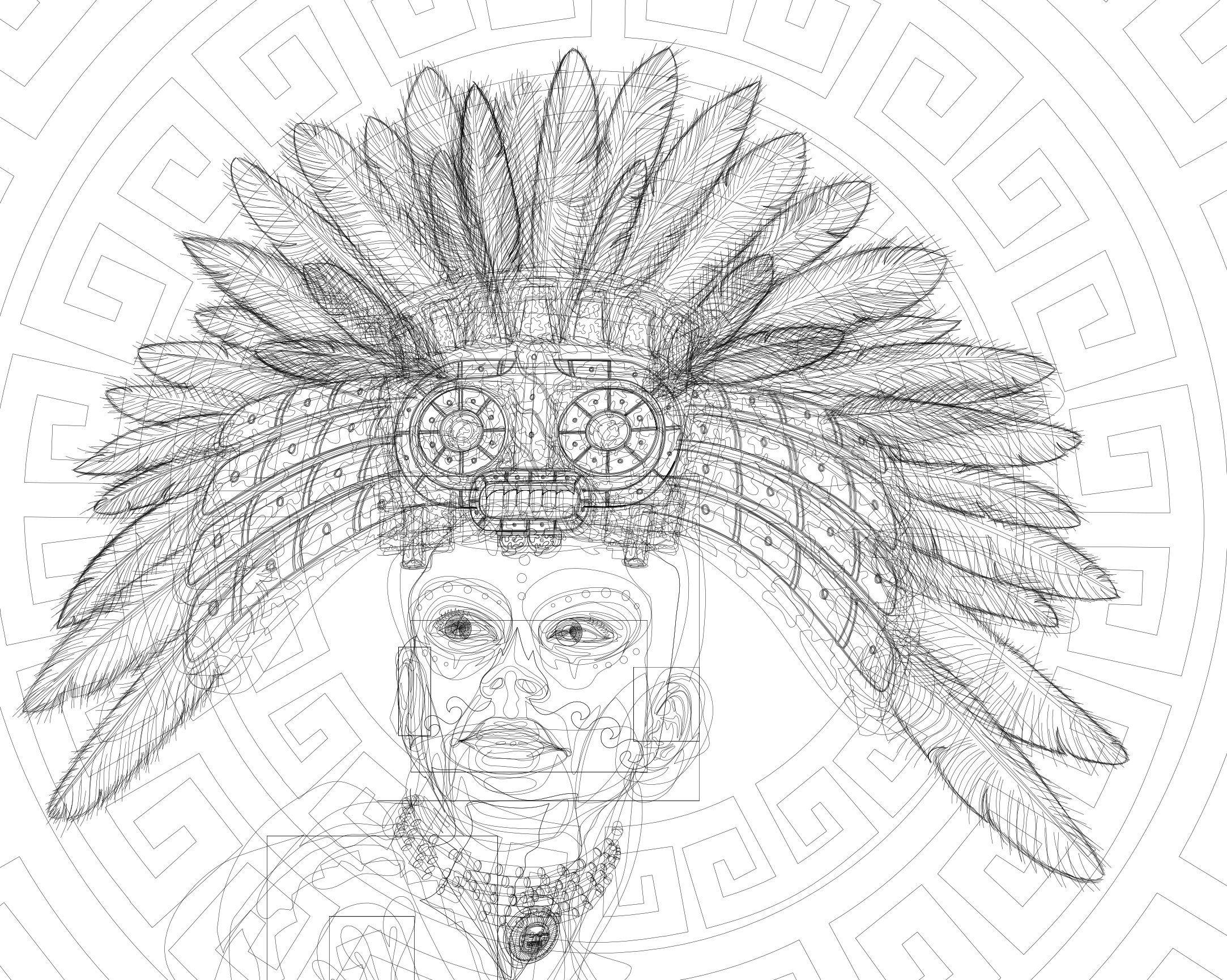 New vector piece dia de los muertos ii
