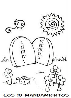 Me aburre la religiãn dios le da la ley a moisãs sunday school coloring pages school coloring pages sunday school