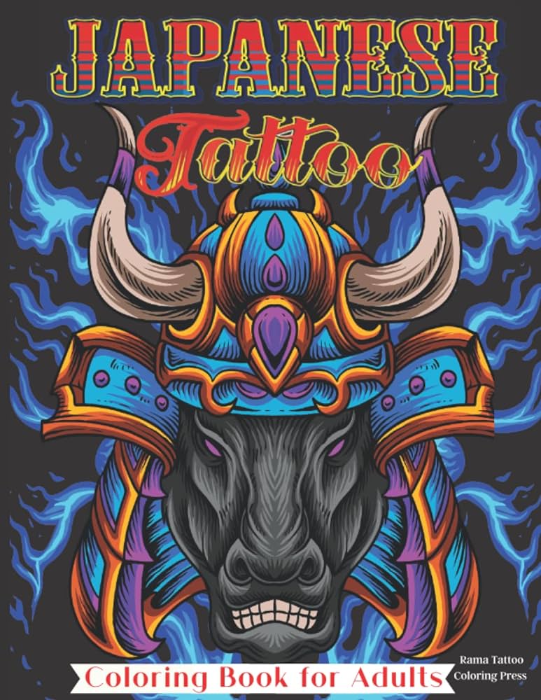 Japanese tattoo coloring book the ultimate tattoo coloring book for adults relieve stress with beautiful modern tattoo designs such as tigers for teens and adults books for adults coloring