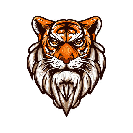 Tatuaje tigre vector ilustracion y grãficos