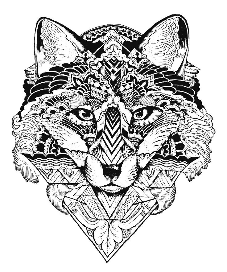 Mandala para colorear de tigre cool coloring pag adult coloring pag animal coloring pag