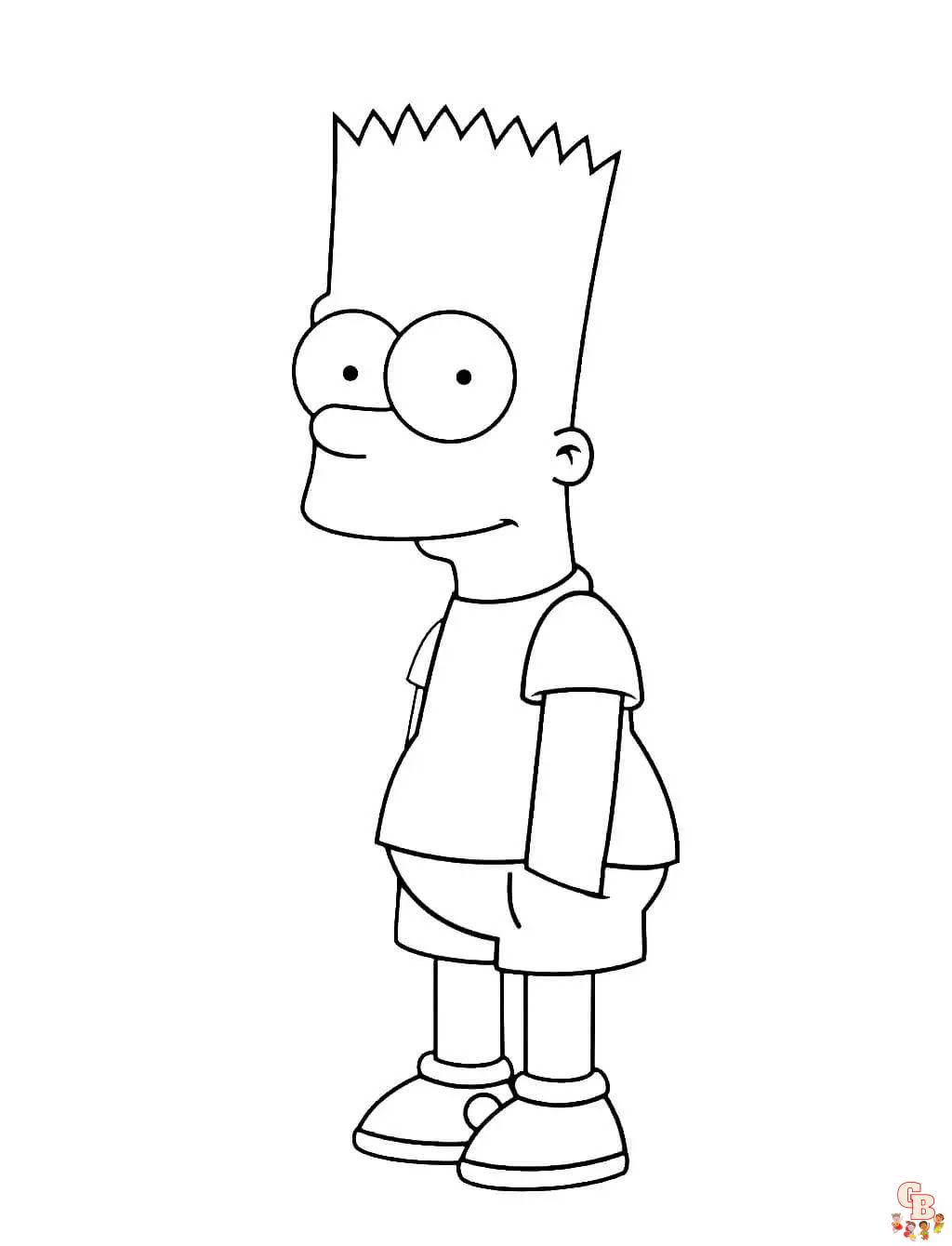 Printable the simpsons coloring pages free for kids and adults
