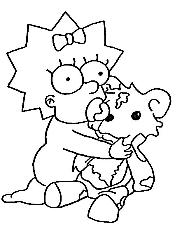 Pin en los simpson dibujos para dibujar
