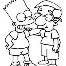 The simpsons coloring pages