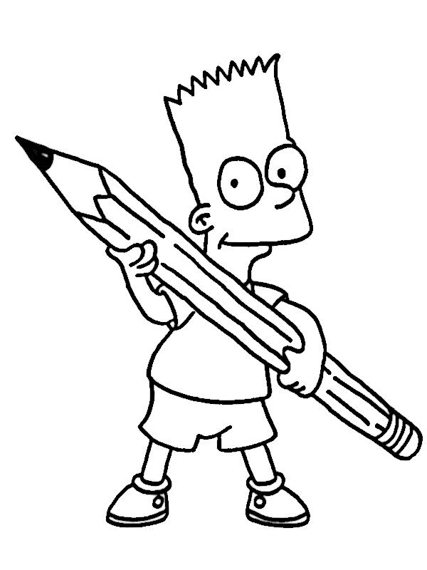 Coloriage dessins les simpsons cool coloring pages coloring pages coloring pages for kids