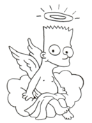 The simpsons coloring pages free coloring pages