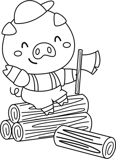 Page animals wearing hat coloring page images