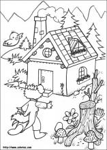 The three little pigs coloring pages on coloring
