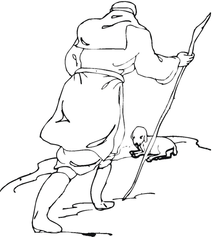 Parable of the lost sheep coloring page free printable coloring pages