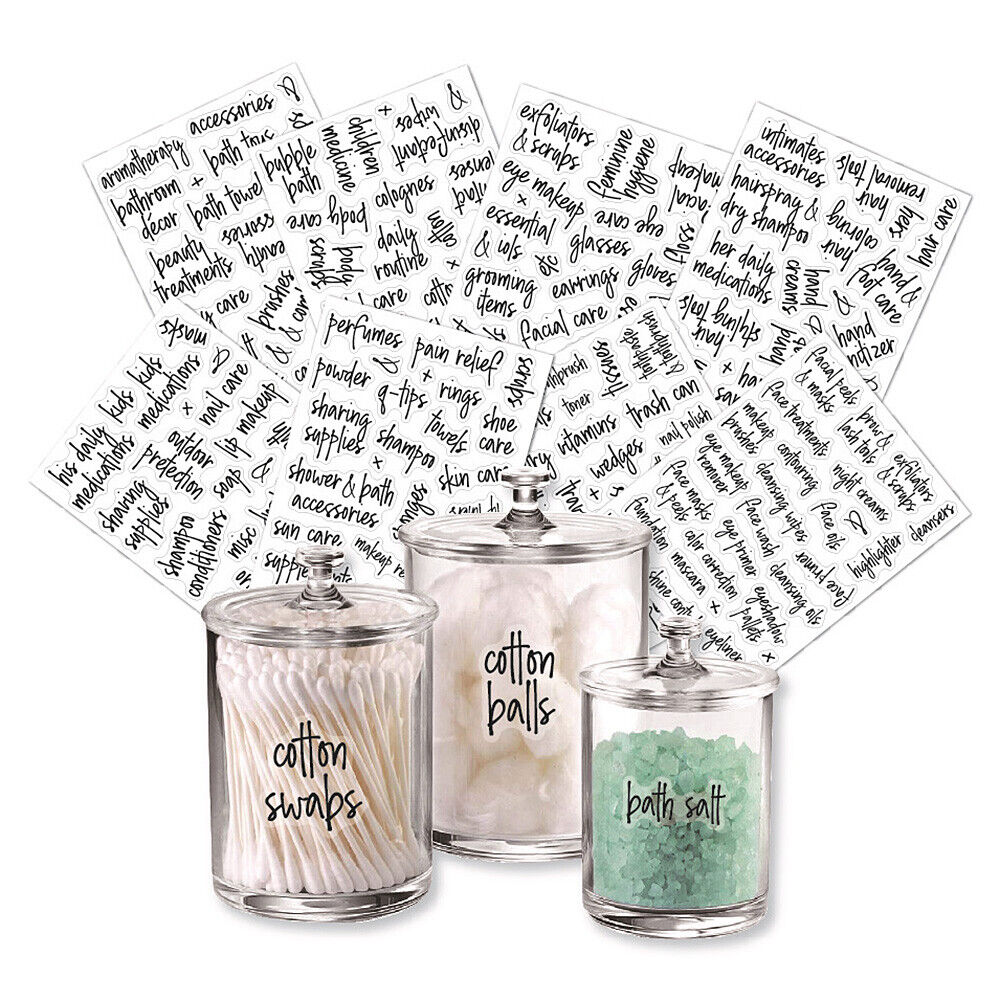 Sheets label waterproof soap dispenser stickers bathroom lotion bottle labels