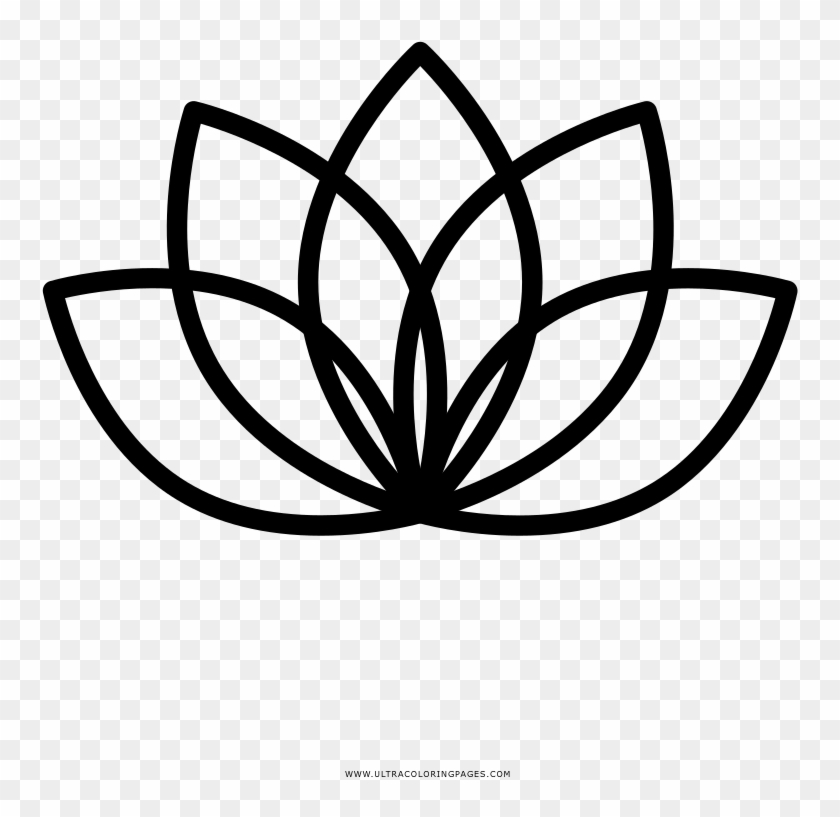 Lotus coloring page