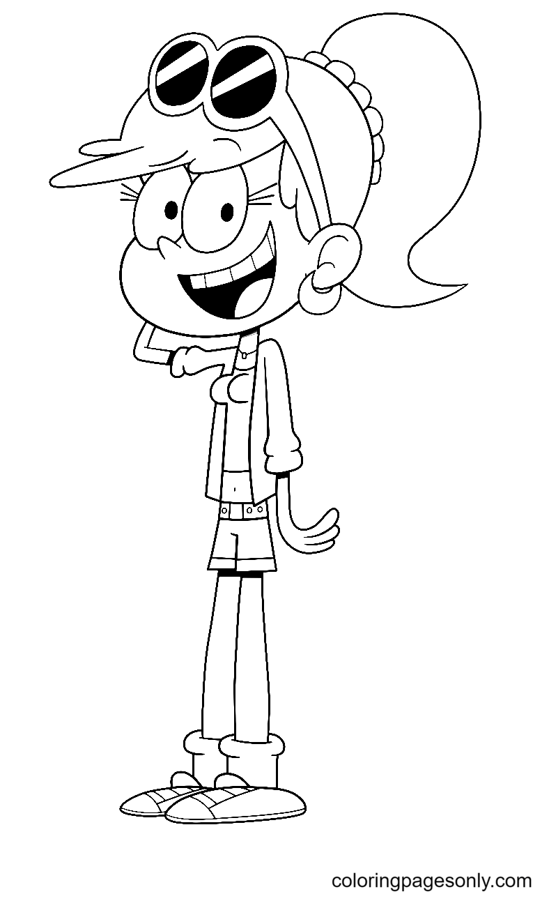 The loud house coloring pages