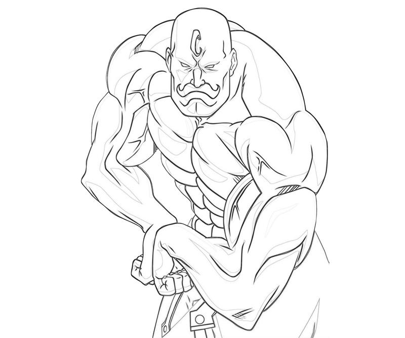 Alex louis armstrong character art paper