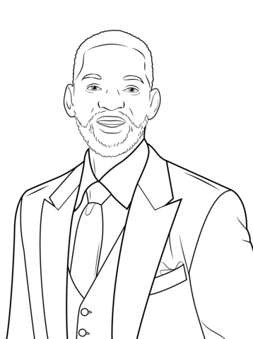 Will smith coloring page free printable coloring pages