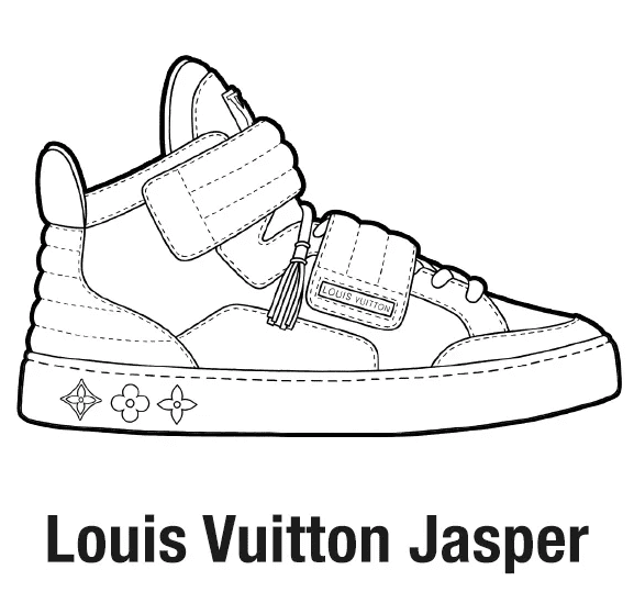 Louis vuitton jasper coloring page