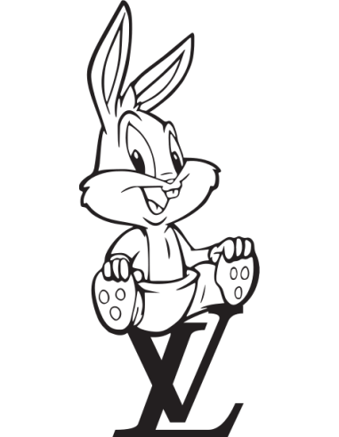 Baby bugs bunny x louis vuitton