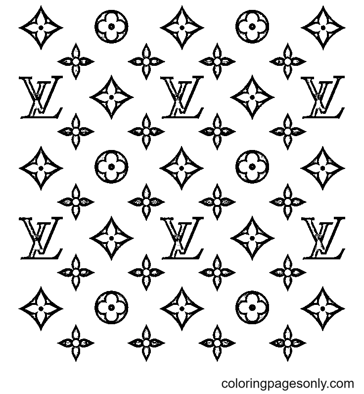 Lv coloring pages printable for free download