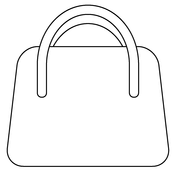 Handbag emoji coloring page free printable coloring pages
