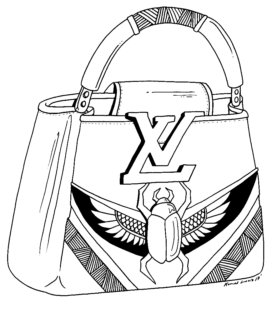 Lv coloring pages printable for free download