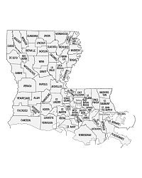 Printable louisiana maps