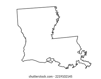 Louisiana outline images stock photos d objects vectors