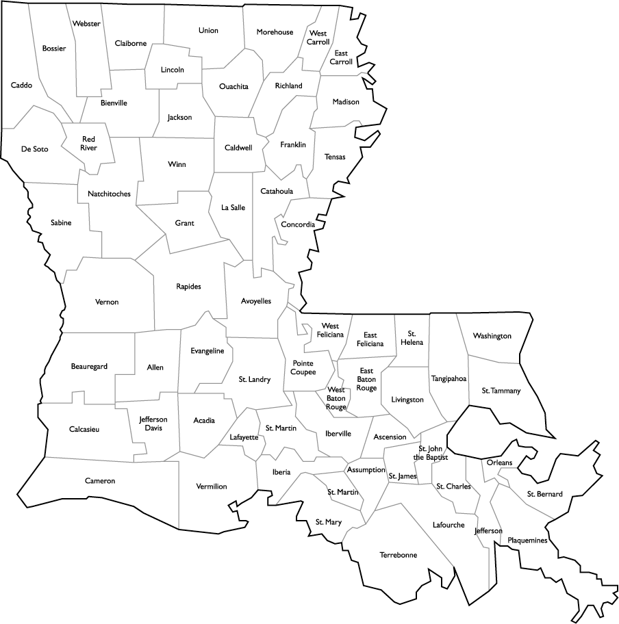 Louisiana maps facts louisiana map louisiana parish map louisiana parishes