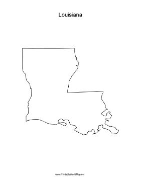 Louisiana blank map louisiana map louisiana map