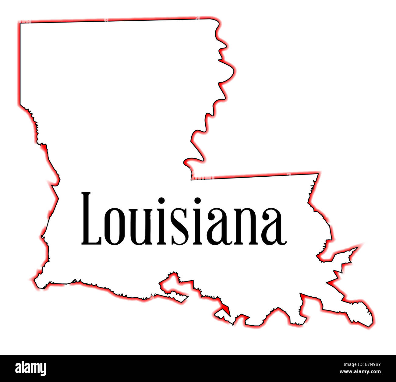 Louisiana outline hi